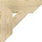 Ekena Millwork Traditional Slat Rough Sawn Bracket, Douglas Fir, 6"W x 20"D x 20"H BKT06X20X20TRA06RDF - alternate 3